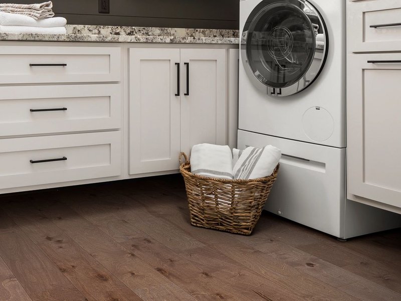 Solid Vs Engineered Hardwood In A Laundry Room from Specialty Shoppe Floors and More Inc in Fort Morg
